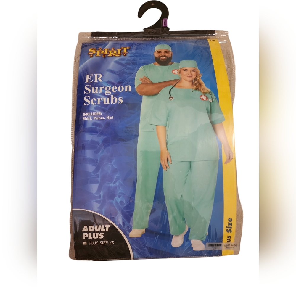 Spirit of Halloween ER Surgeon Costume * Plus Size*